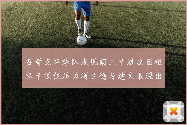 芬奇点评球队表现前三节进攻困难末节顶住压力海兰德与迪文表现出色